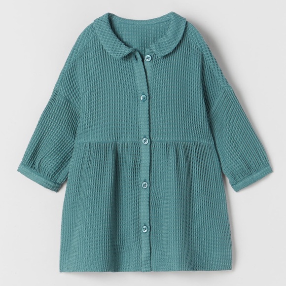Zara Other - • Zara • Waffle Weave Shirtdress